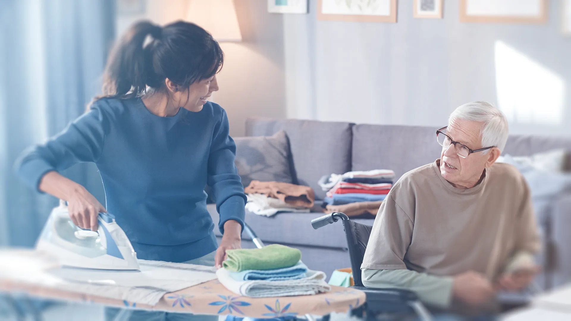 Home health providers help members with complex needs.