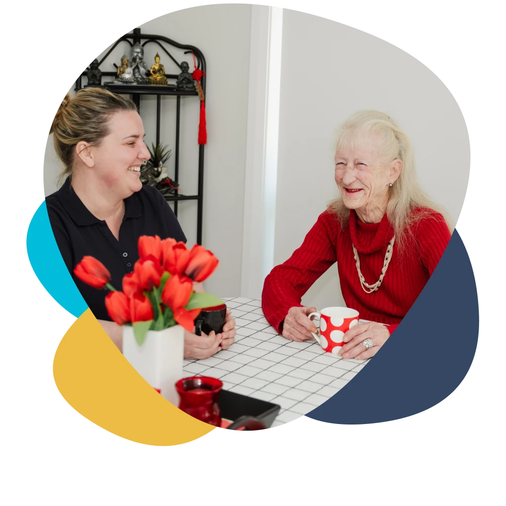 Aged care at home with our clients