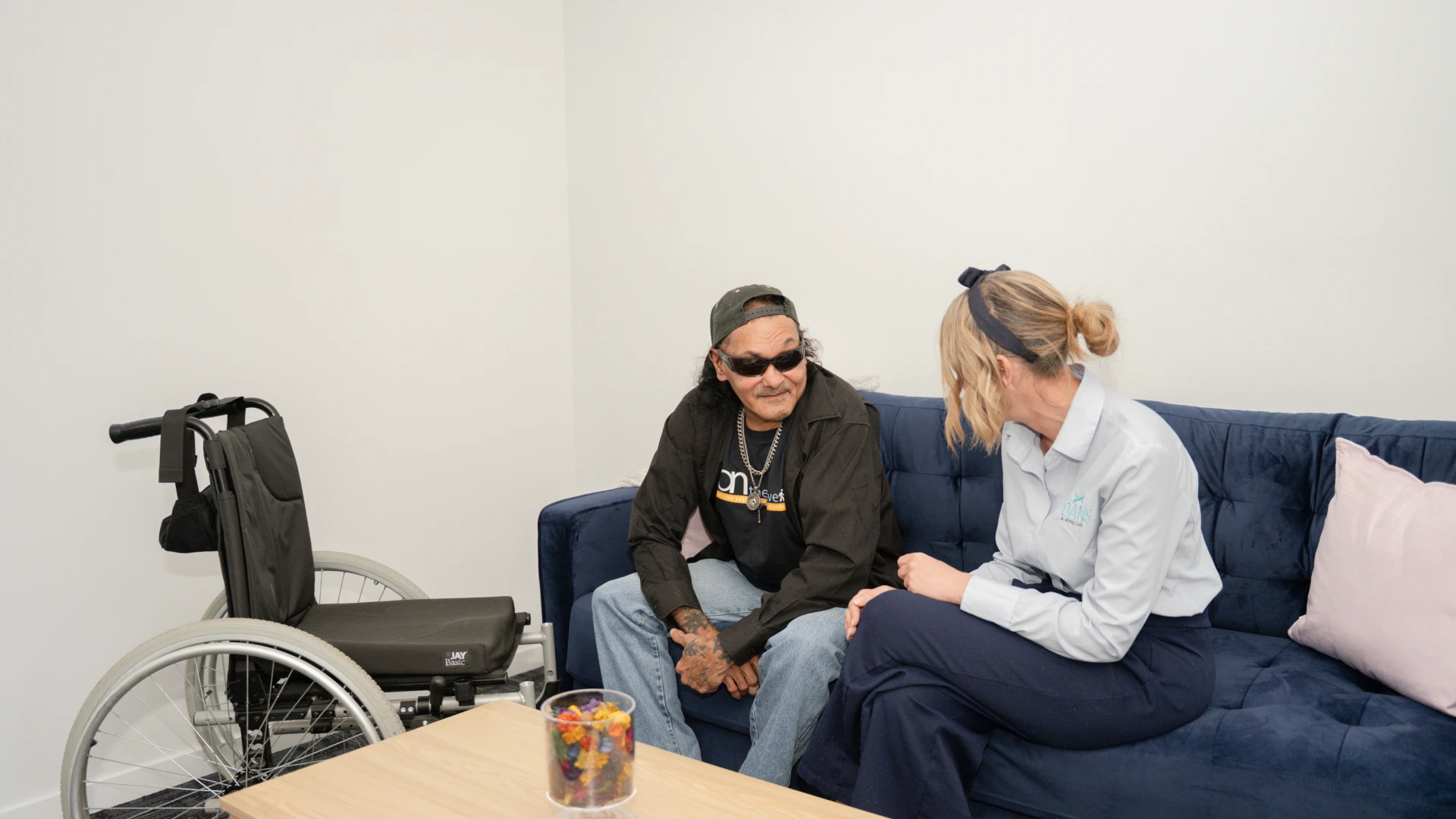 Discussing disability care in the DANS office