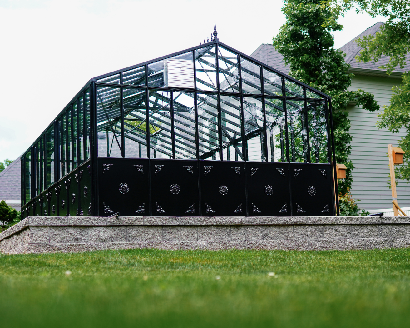 Greenhouse installation photographed for Helsel Bros Outdoors