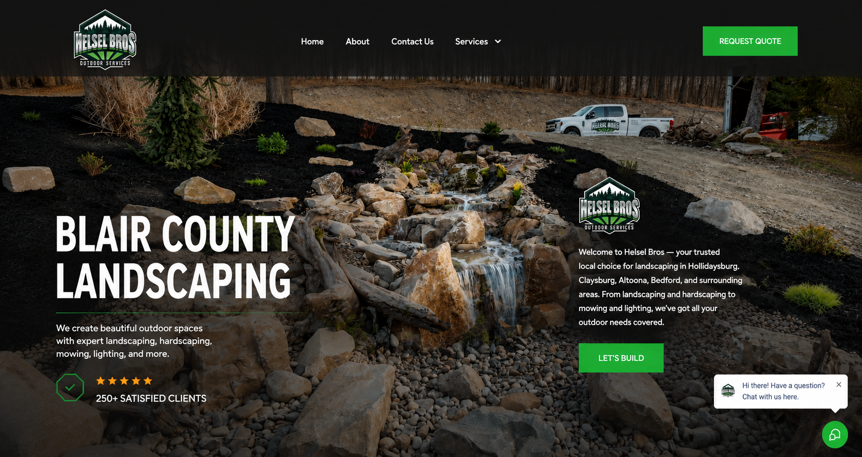 Helsel Bros website project