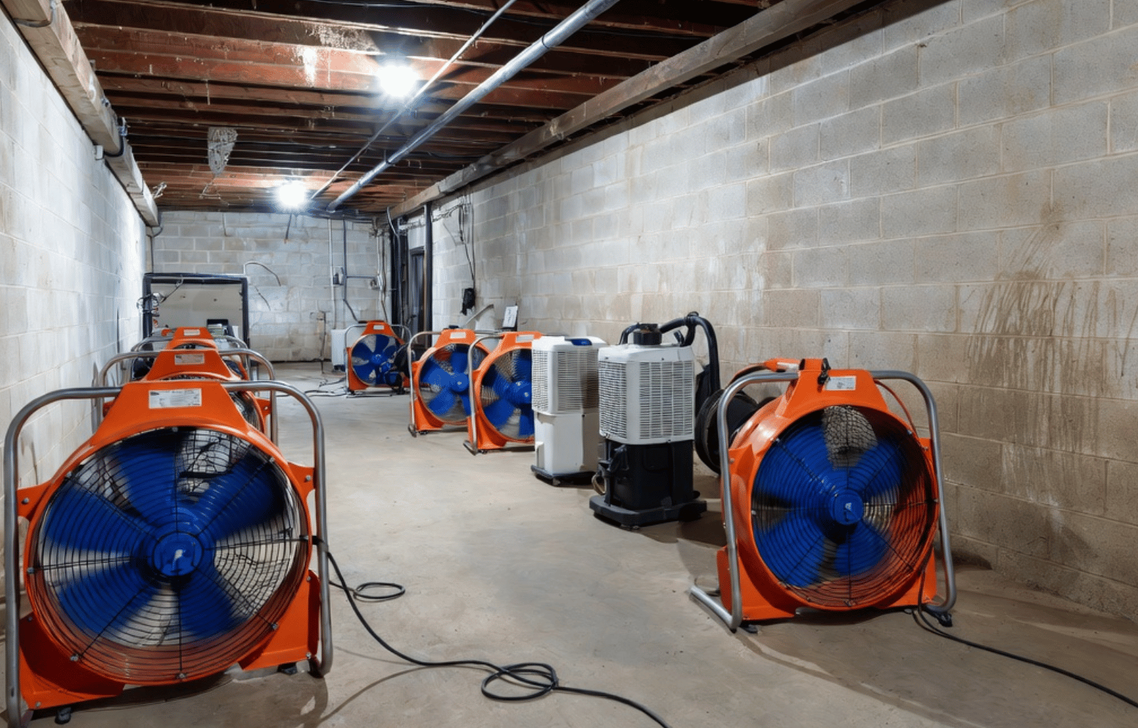 commercial Equipment Drying water damage restoration Phoenix, AZ