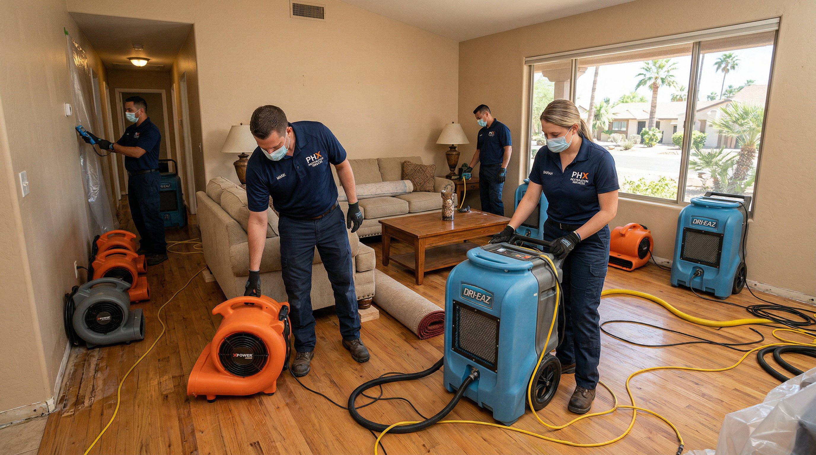 How Long Does Water Damage Restoration Take in Phoenix?