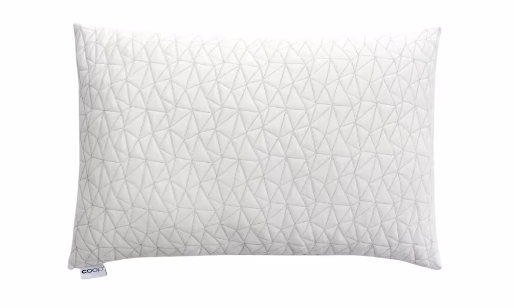 Coop Home Goods adjustable pillow shredded memory foam for neck pain and customizable support