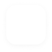 White rounded square with a shadow gradient background.