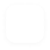 Black irregular border surrounding a white square with rounded corners.