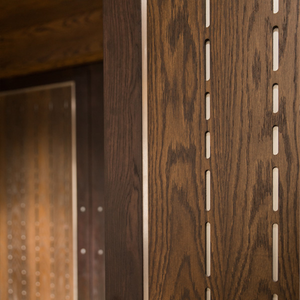 Website blog page featuring large 'Blogs' text, navigation menu, and previews of blog posts with abstract images and titles about design and development.