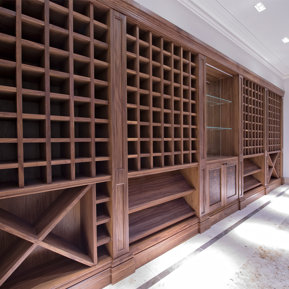 Abstract background with vertical soft wavy lines in pale green and beige tones.