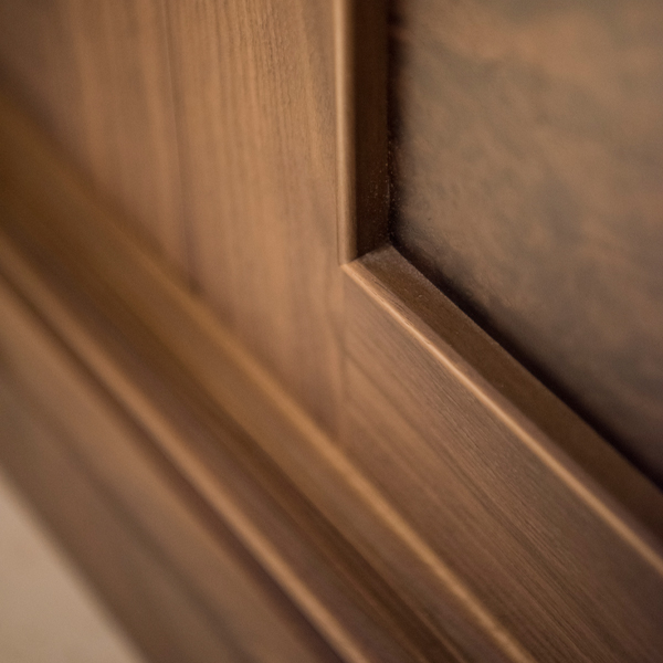 Website blog page featuring large 'Blogs' text, navigation menu, and previews of blog posts with abstract images and titles about design and development.