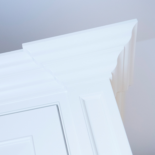 Abstract background with vertical soft wavy lines in pale green and beige tones.