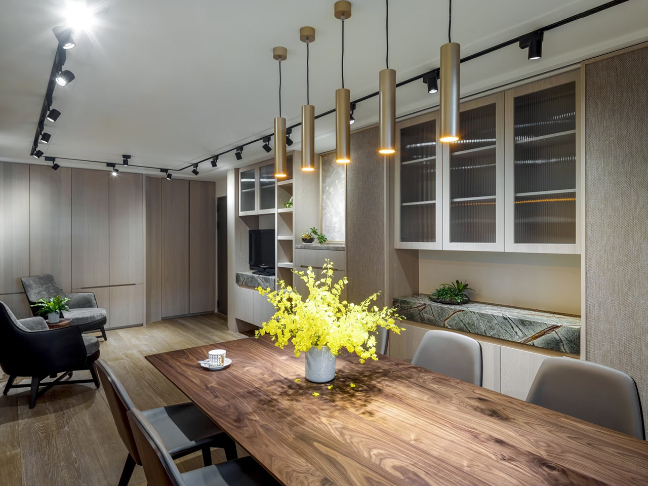 01 The Zenith Residence | Modern Minimalist Interior gallery photo — Taisi Interior Design project (Residencial)