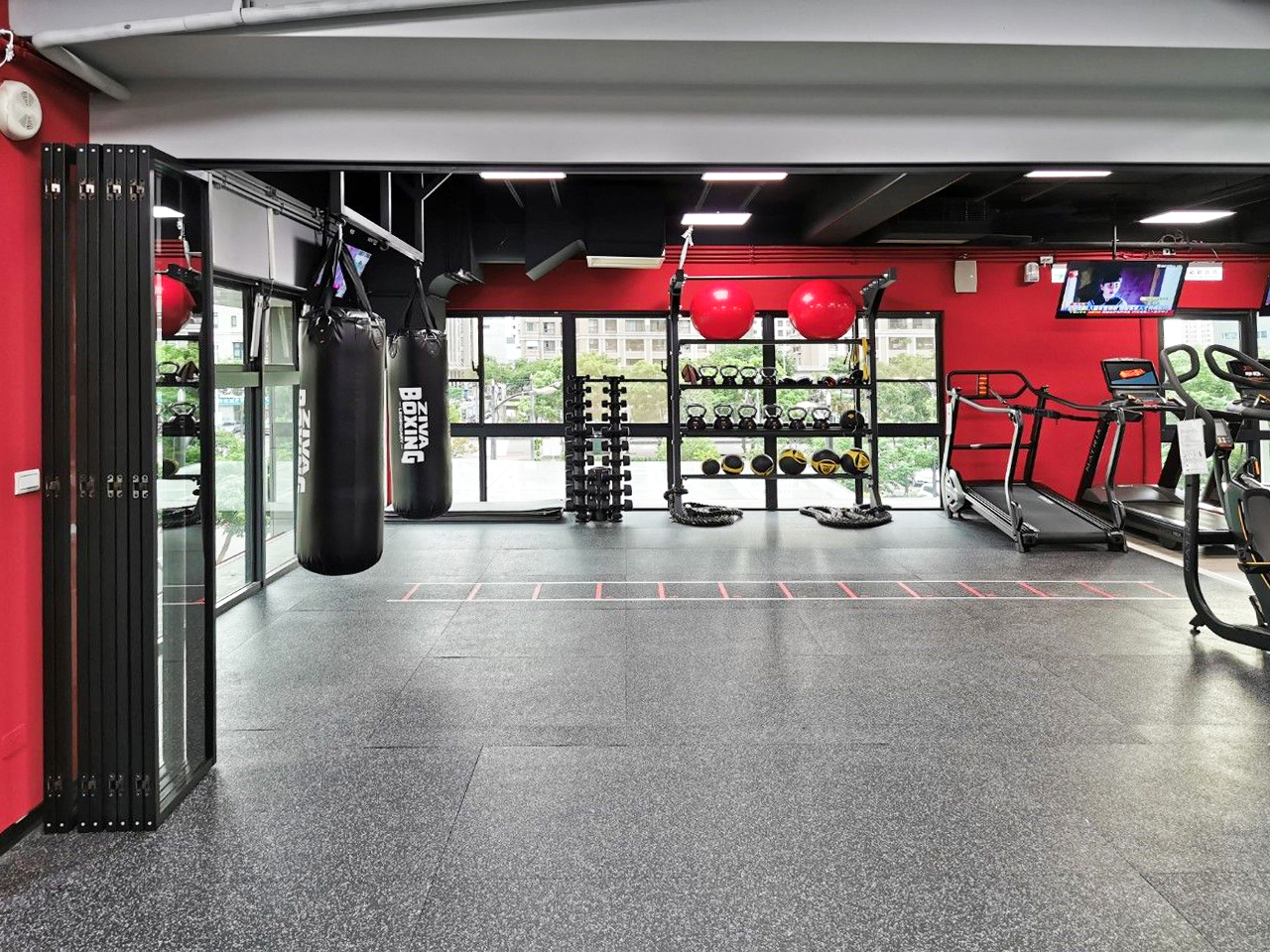 03 SNAO Fitness Center | Premium Commercial Gym overview image — Taisi Interior Design project (Commercial)