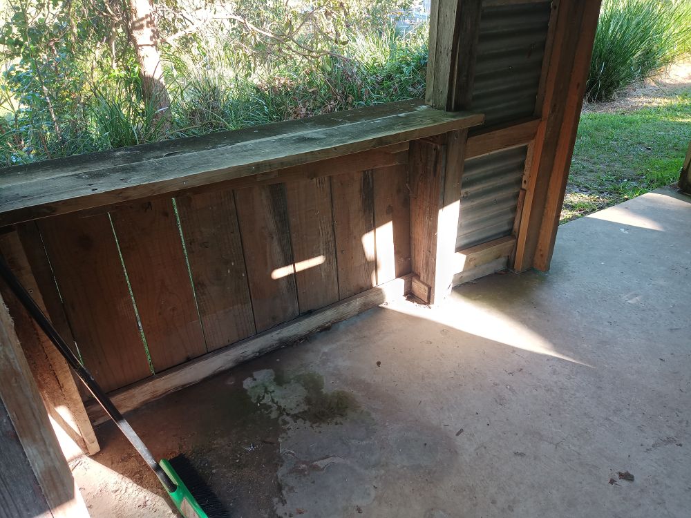 First storage unit removed, 22 June 2024.