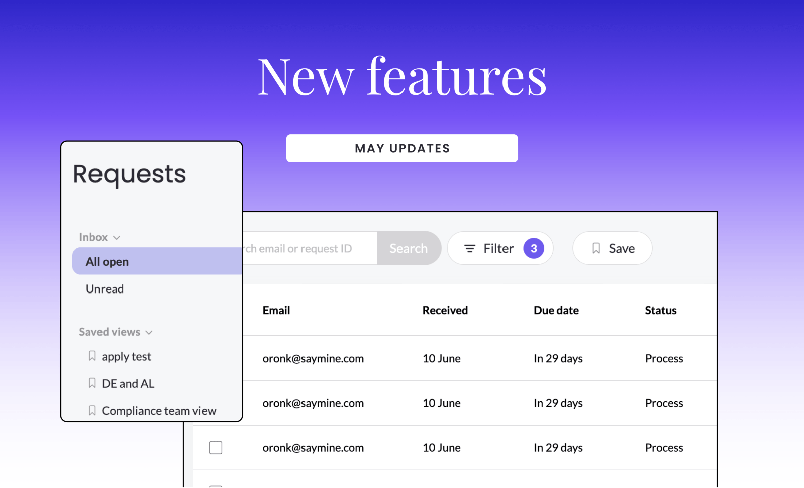May 2024 Product Feature Updates