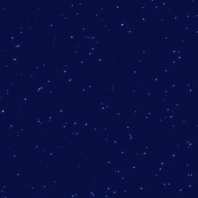 Nabil Gholam Architects Xmas 2018 greeting card, deep blue starfield with scattered white specks of light resembling a night sky