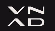 Logo of the Vand Design Awards 2026, stacked white letters "VN" and "AD" in a geometric sans-serif on a black background