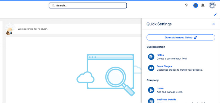 Salesforce Setup screen showing Digital Experiences with All Sites option highlighted, illustrating where to configure Experience Cloud sites or communities.
