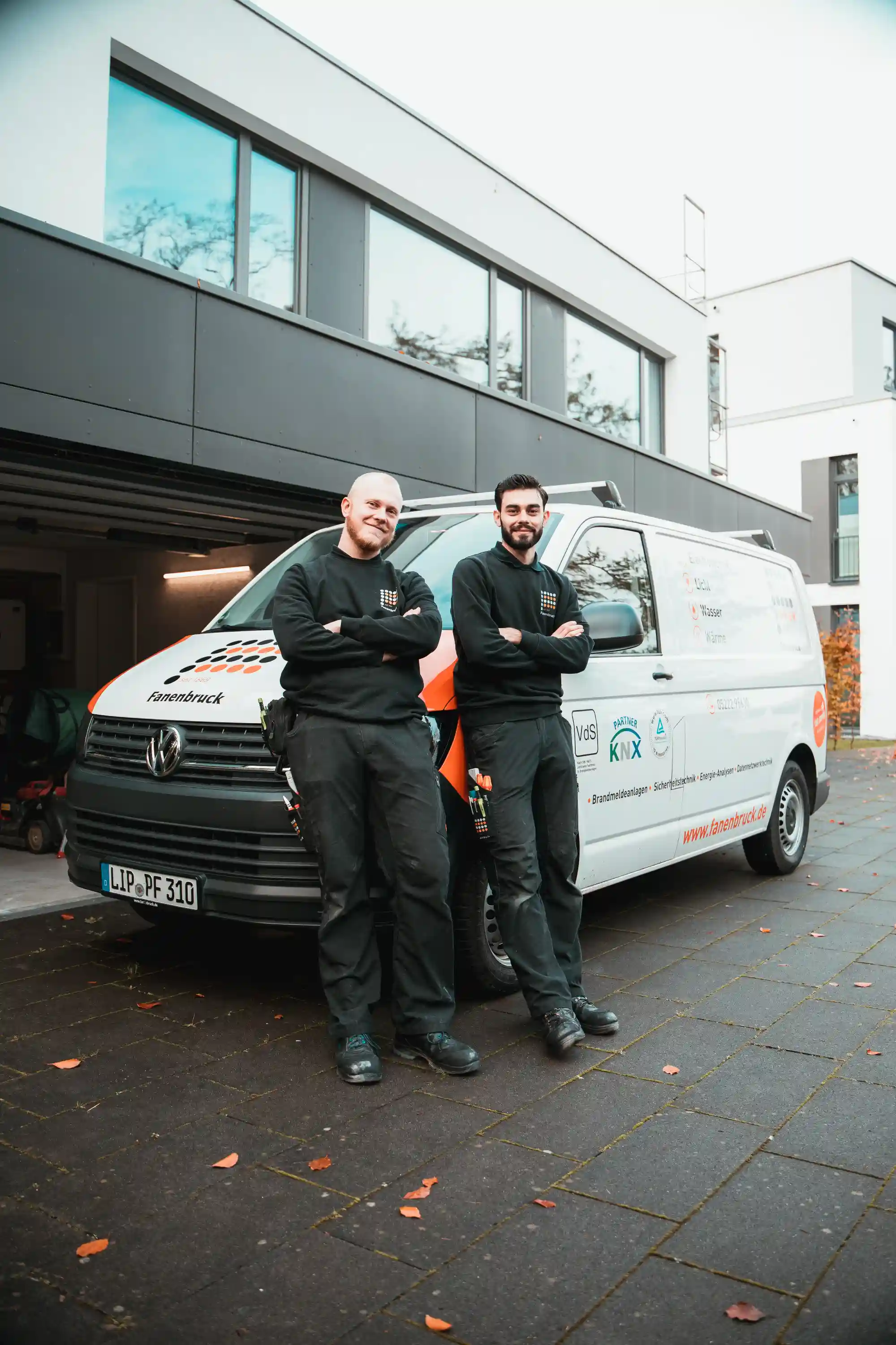 Fanenbruck Team bei Projektarbeit in Bad Salzuflen
