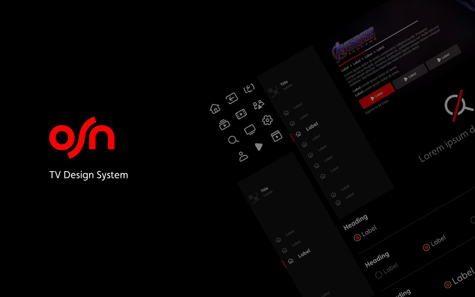OSN TV Design System