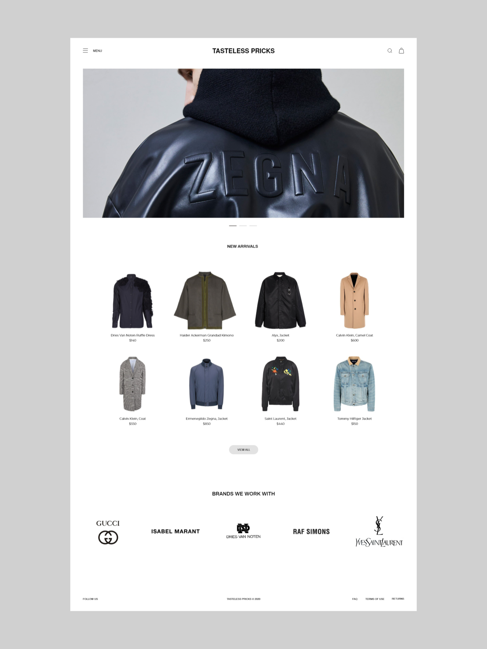 Homepage, web