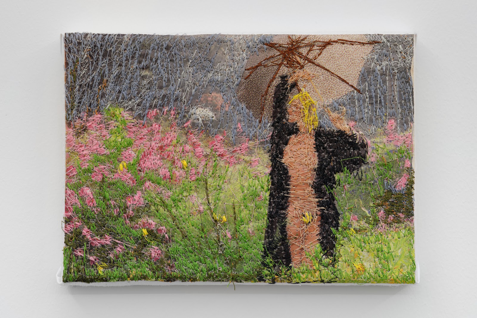 Umbrella stitched