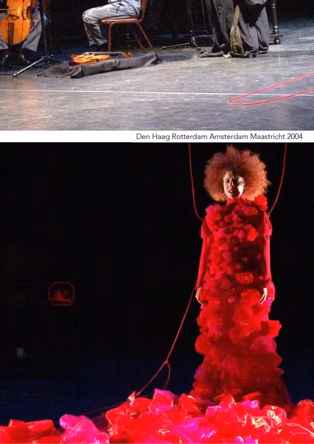 A theatre production for Korzo Muziekproducties, premiered May 7, 2004 in The Hague. Strik designed set and decorations.