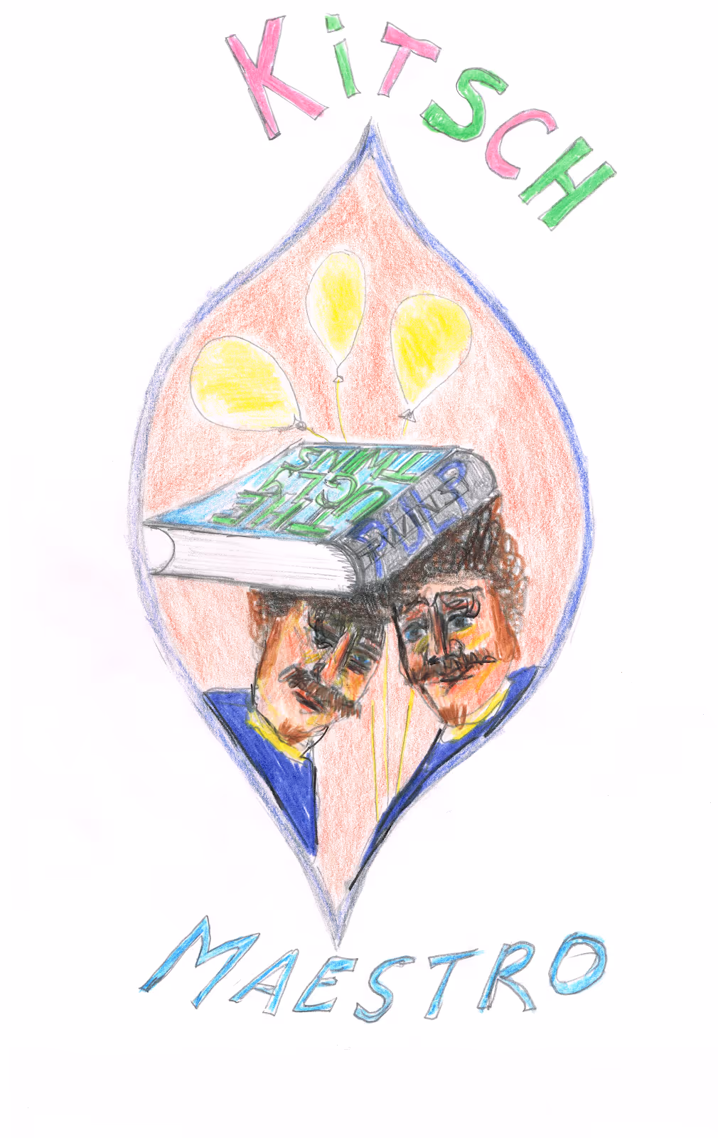 Kitsch Maestro — 2005 — Mixed media on paper — by Berend Strik