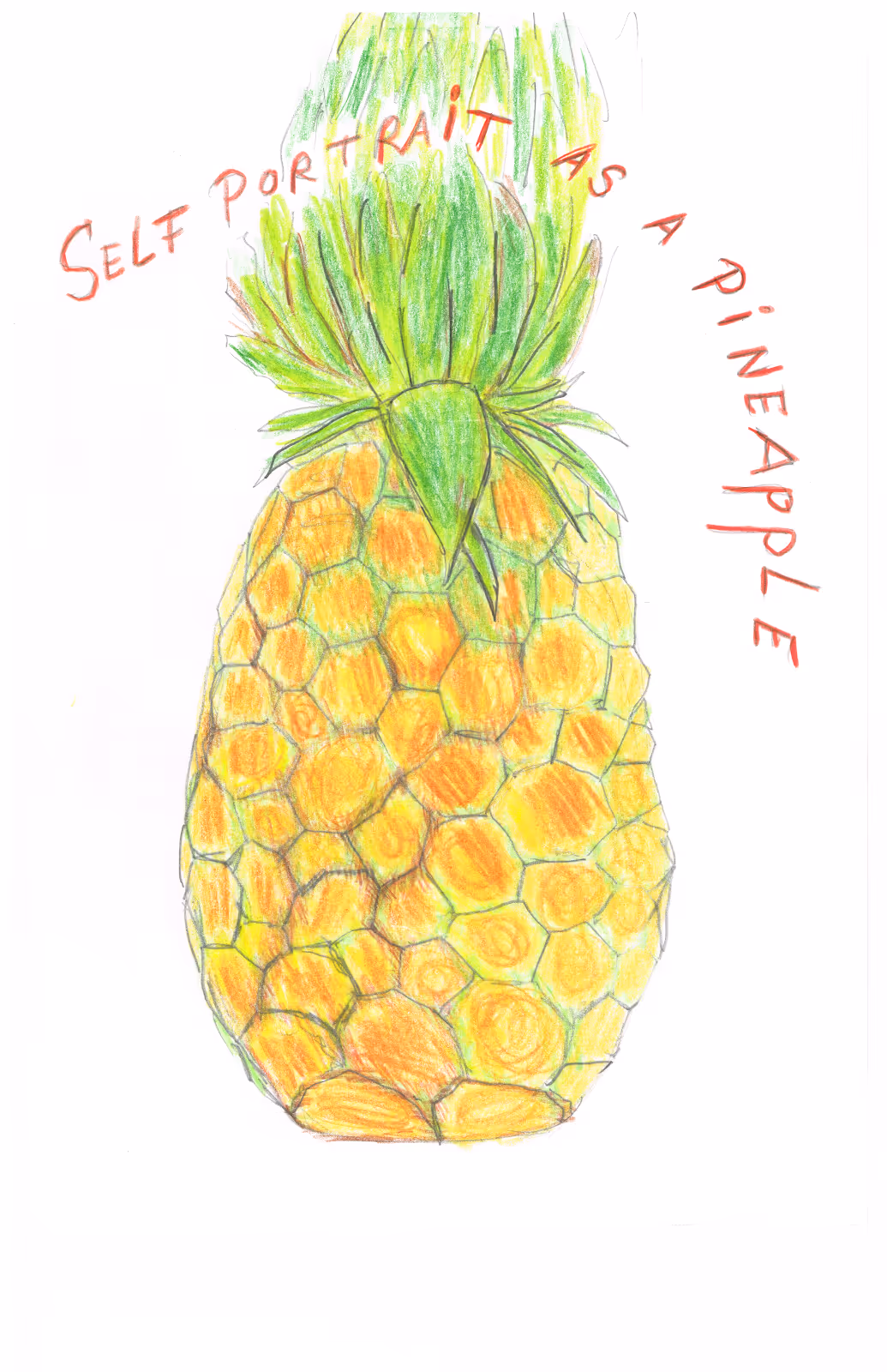Self portrait as a pineapple