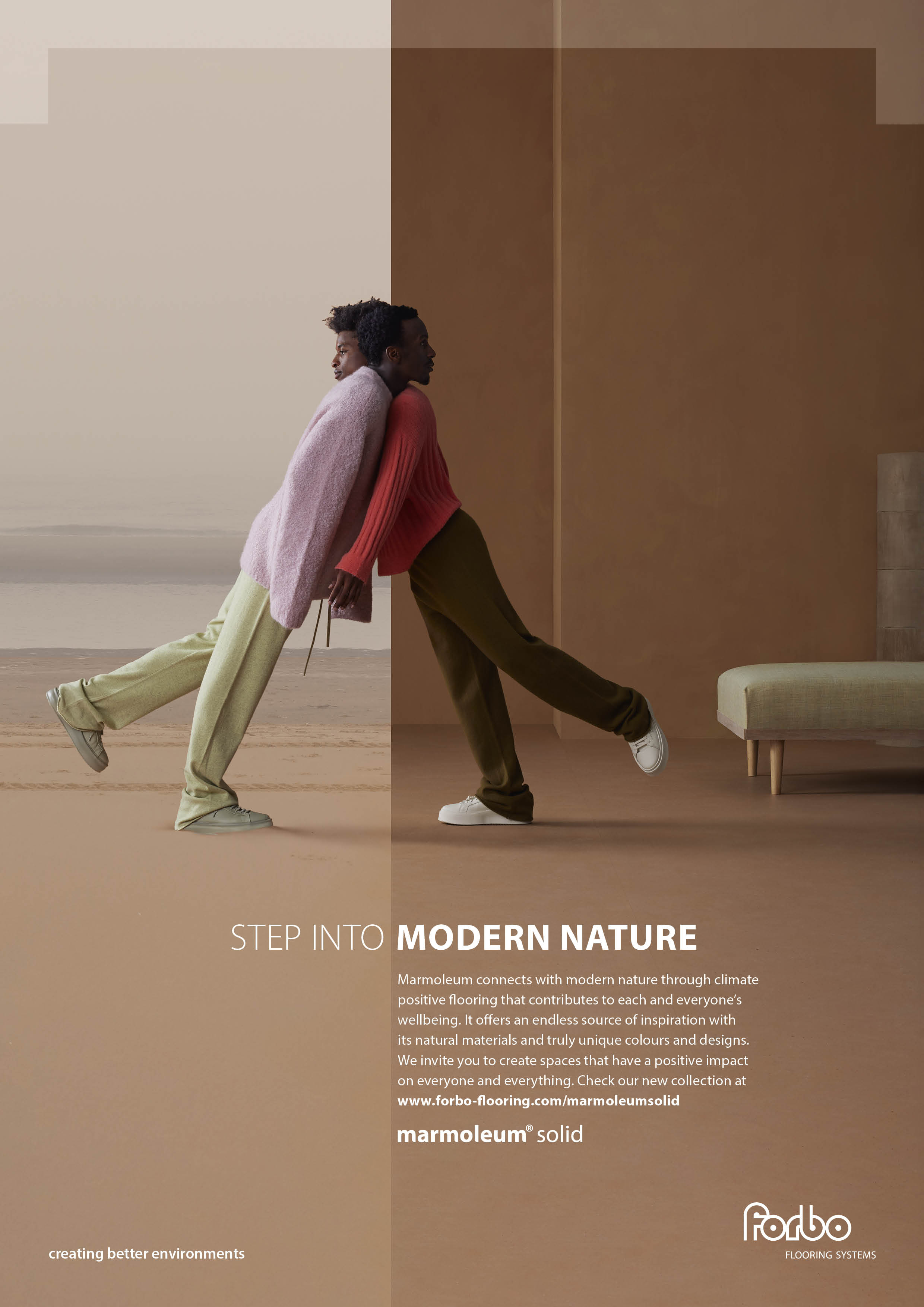 Forbo Marmoleum campaign image
