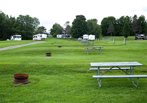 A water and electric site at Lake Champagne