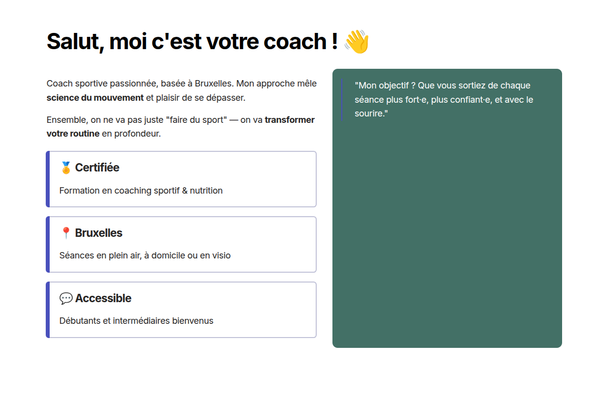 Ton coach 