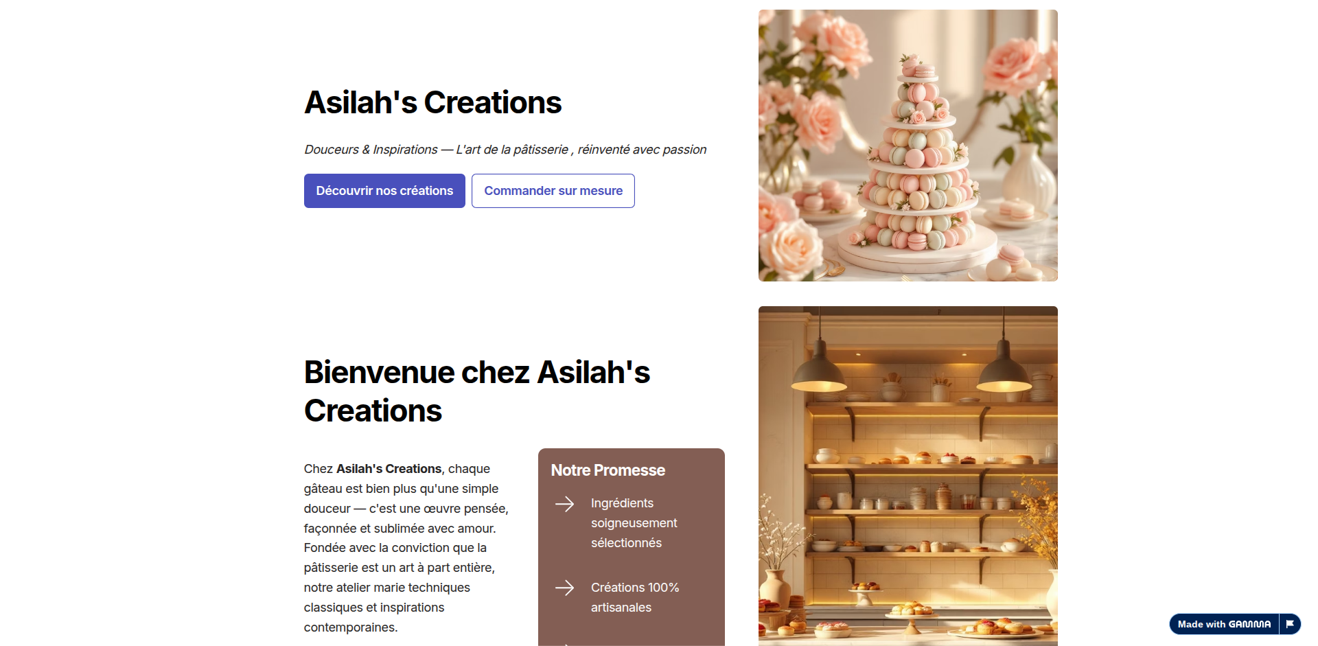 Asilah's creations