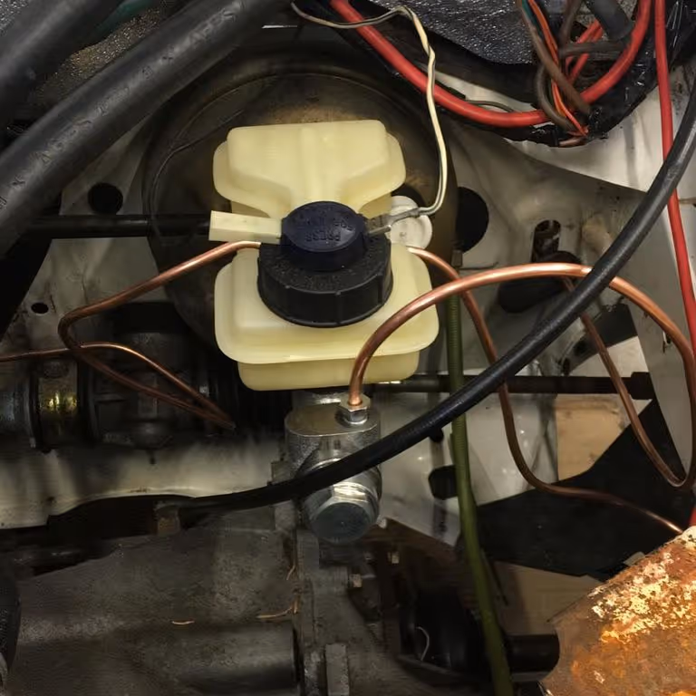 Vue détaillée du système de freinage Fiat