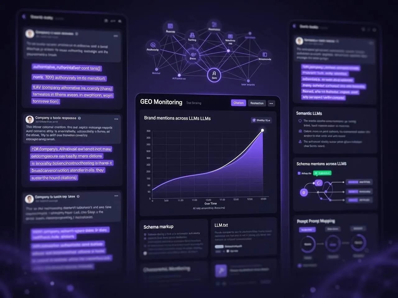 Ilustración Growth Origin — marketing con IA y datos B2B