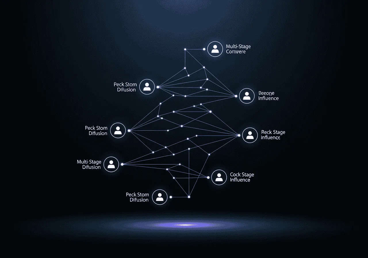 Ilustración Growth Origin — marketing con IA y datos B2B
