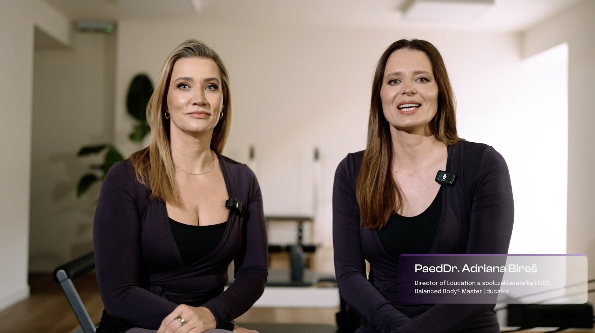 Krátke video o Flow Pilates vzdelávacom centre.