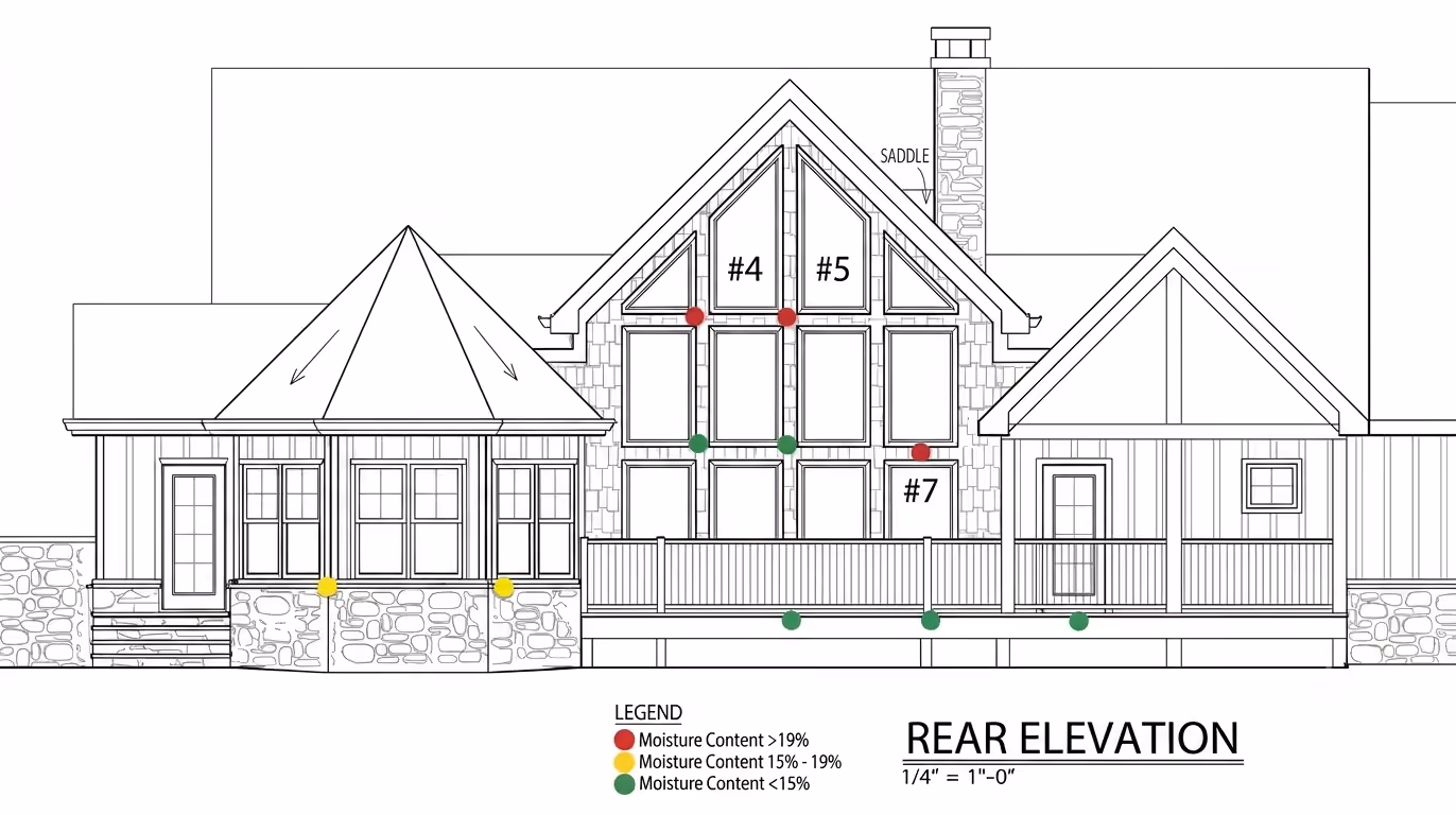 Moisture content house plans