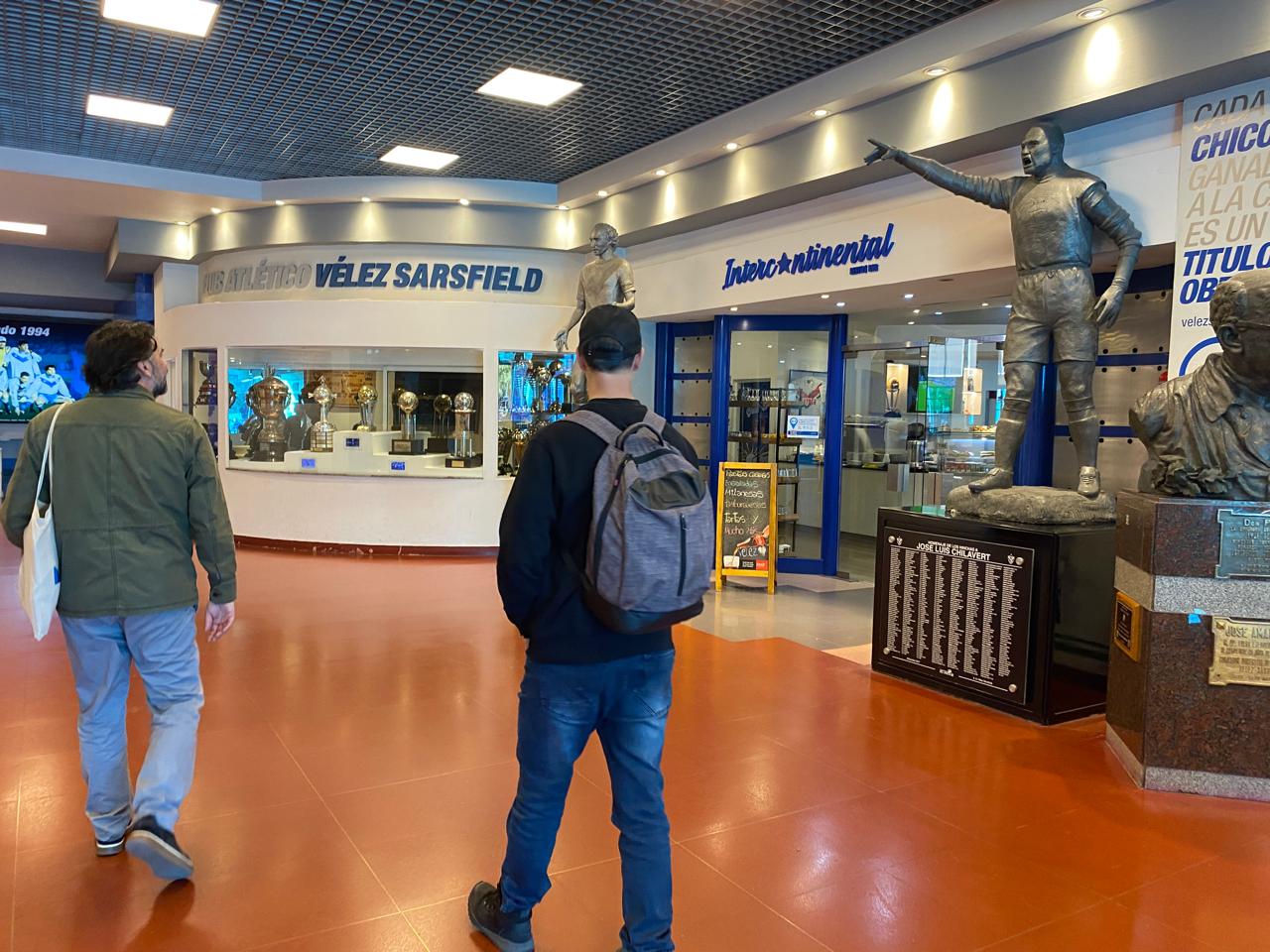Recorrido por las instalaciones de Vélez Sarsfield