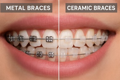 Metal and Ceramic Braces