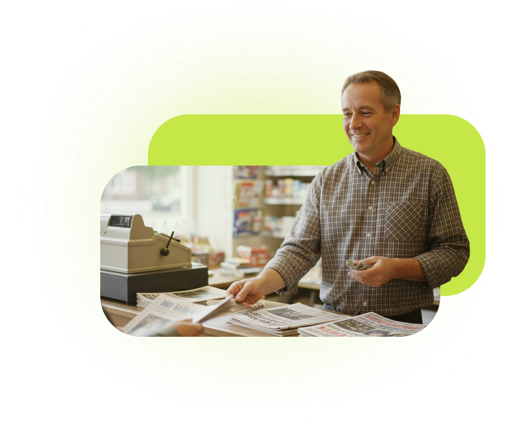 Taxista usando Paykit