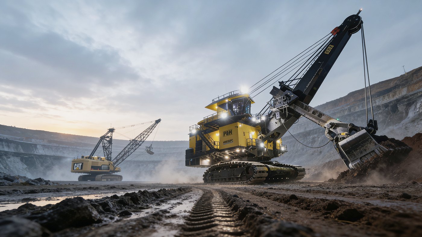 Surface mining shovel ropes