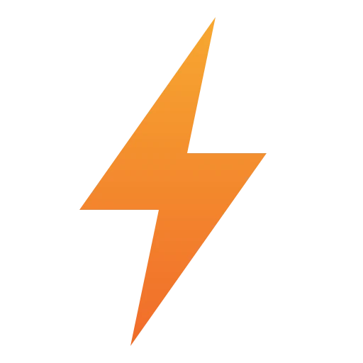 Lightning bolt icon representing fast digital marketing results