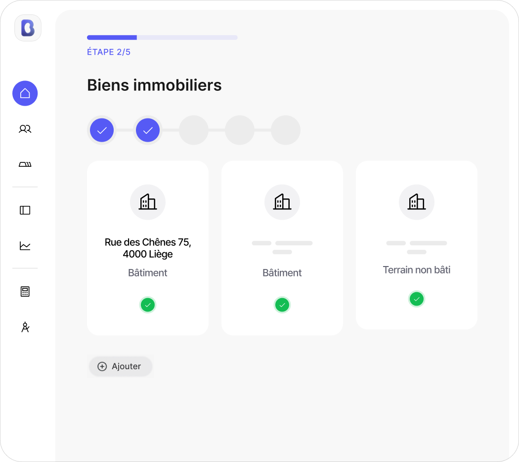 Représentation visuelle du questionnaire pour l'impôt des personnes physiques