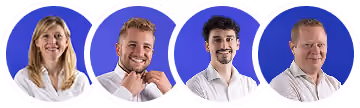 Eveline De Vriese (Customer Support Manager) & Aaron Leroy (Customer Support Manager)