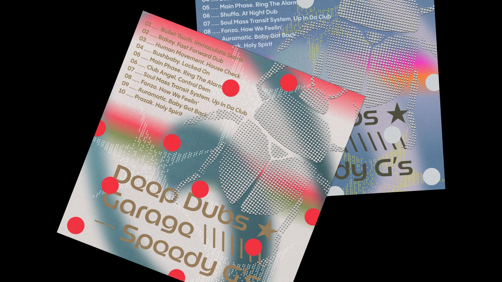 overlapping 2 playlist covers