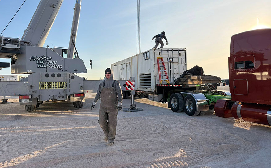 Oil Rig Site Construction
