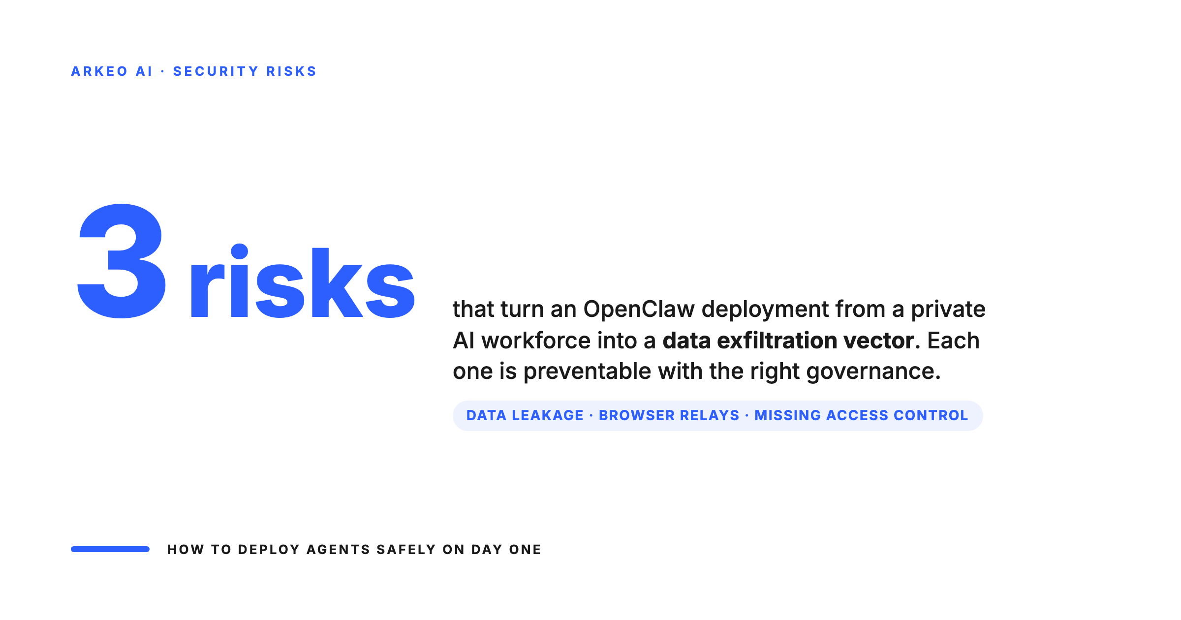 Three OpenClaw security risks that turn private AI deployments into data exfiltration vectors