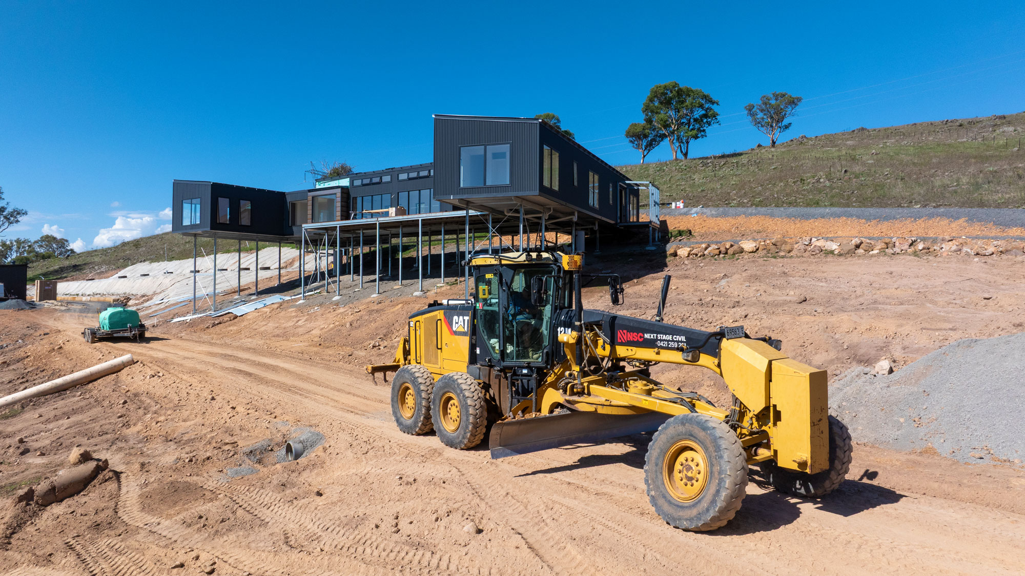 Final trim and subgrade preparation to design levels: GPS-accurate, construction-ready surfaces for roads, building pads, hardstands, and civil infrastructure across NSW.