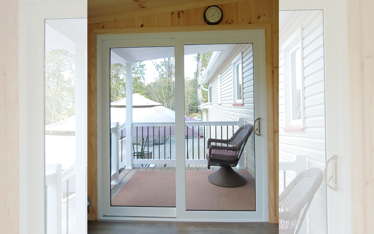 Installation of two new patio doors in Altoona, PA.