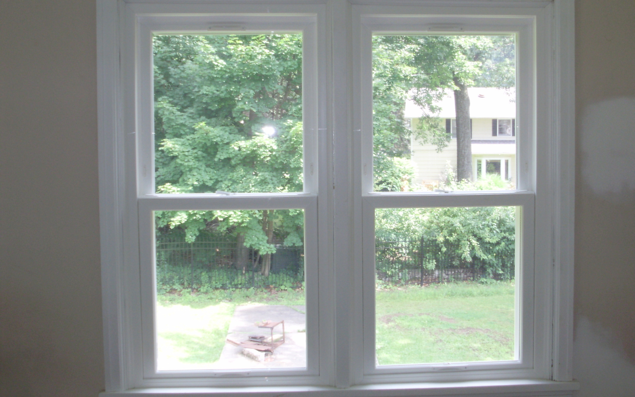 Double hung window replacement completed in State College Pennsylvania.